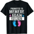 thumbnail image 1 of Promoted To Memere Again Est 2025 Pregnancy Announcement T-Shirt, 1 of 4
