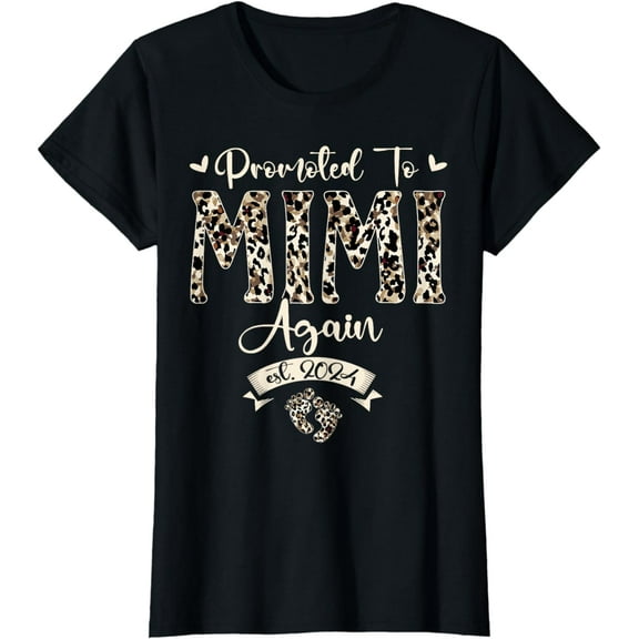 Promoted To Mimi Again Est 2025 Pregnancy Announcement T-Shirt