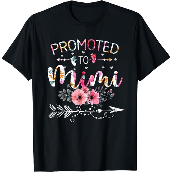 Promoted To Mimi Announcement Funny New Mimi Mothers Day T-Shirt
