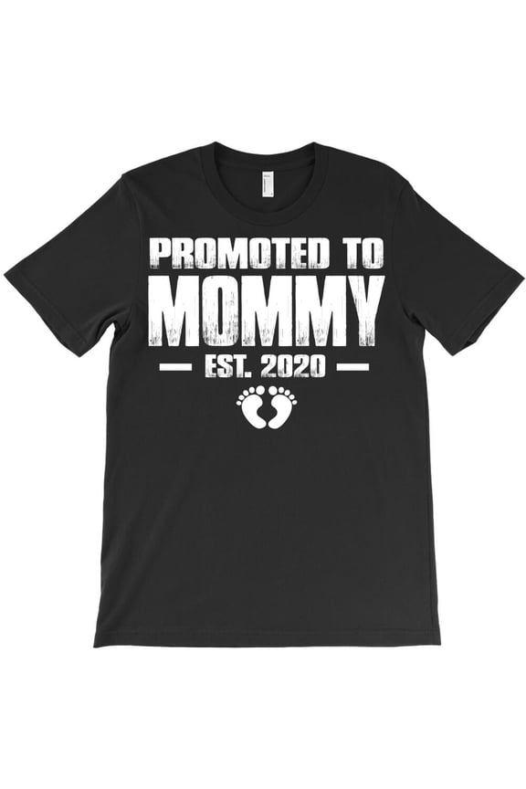 Promoted To Mommy Est 2020 Best Mama Gifts Funny Mother's Day New Mom H21631 T-Shirt, for Men and Women, Up to Size 5XL