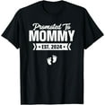 thumbnail image 1 of Promoted To Mommy Est. 2024 Shirt Baby Gift For New Mommy T-Shirt, 1 of 4