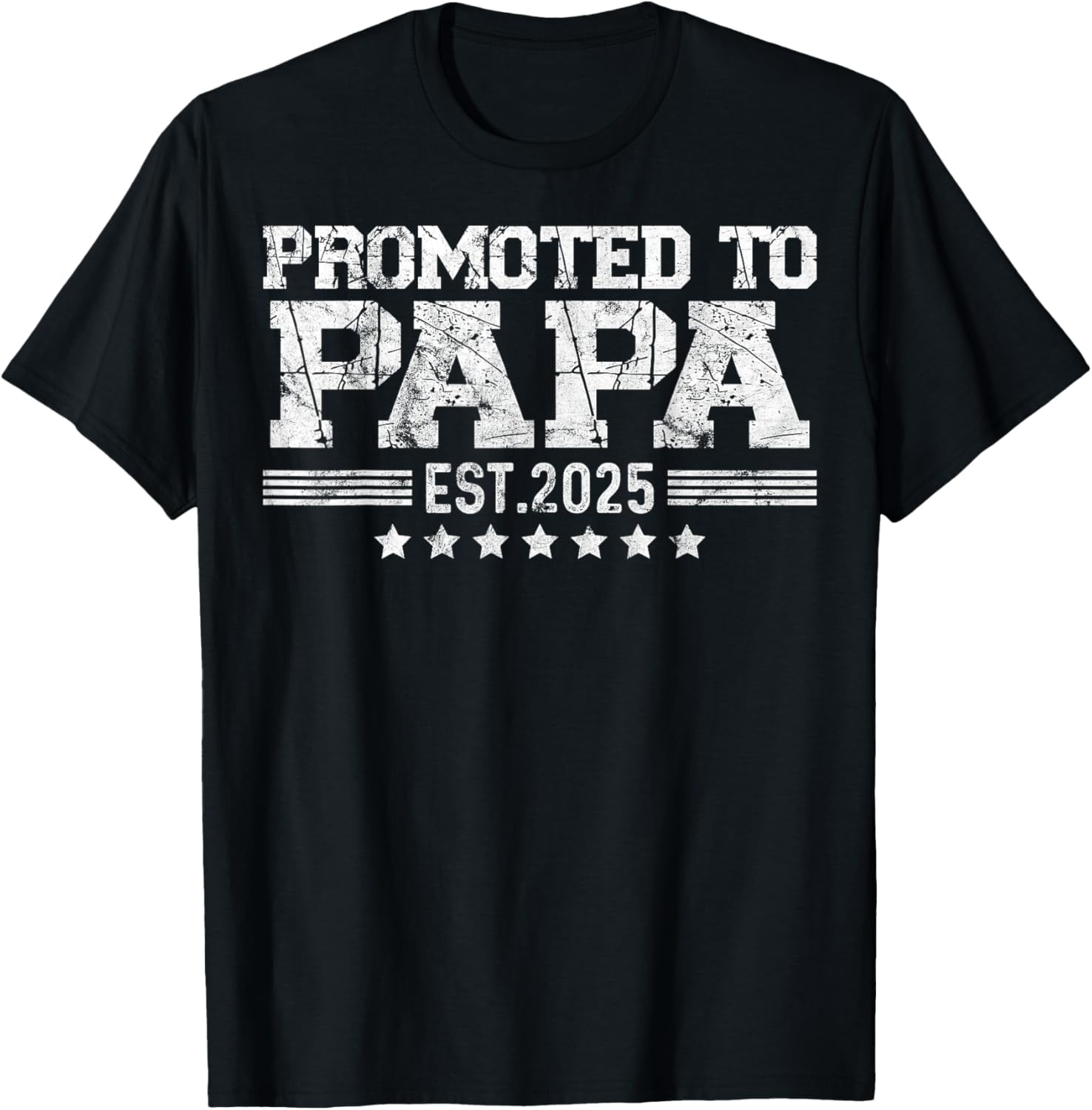 Promoted To Papa Est 2025 Expect Baby 2025, New Dad 2025 TShirt
