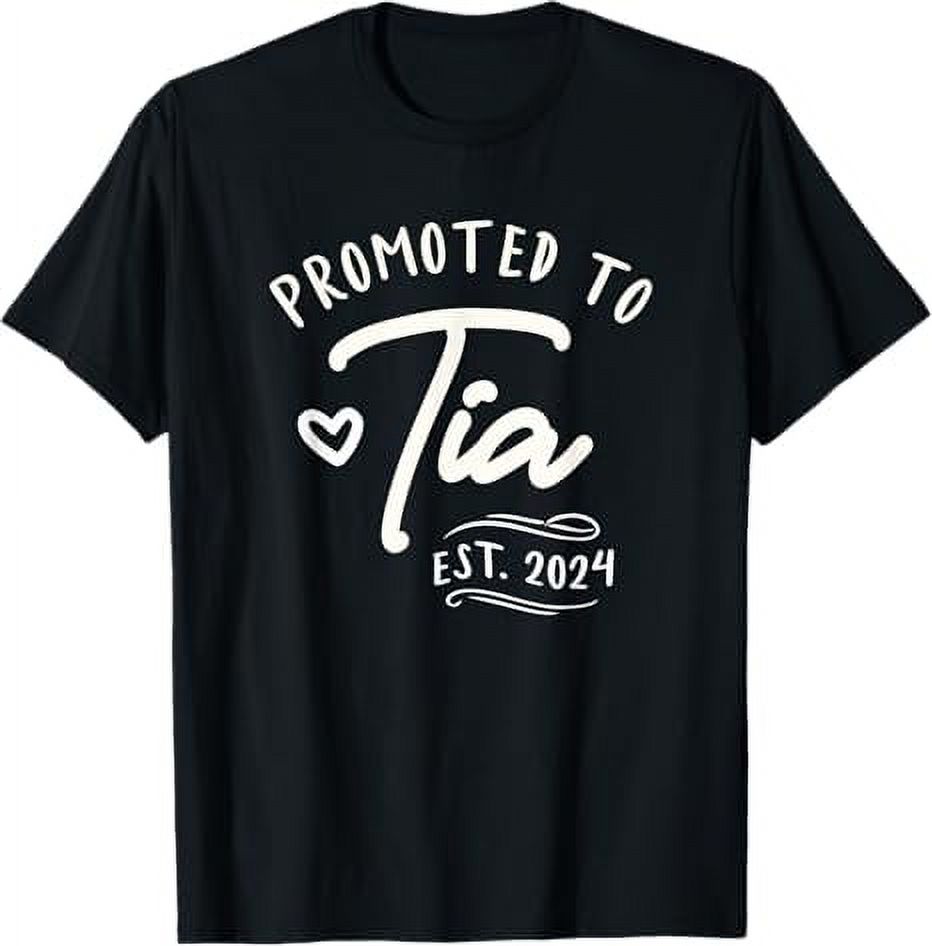 Promoted To Tia Established 2024 Grandparents Day TShirt