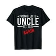 Promoted To Uncle Again 2025 Baby Announcement Uncle TShirt