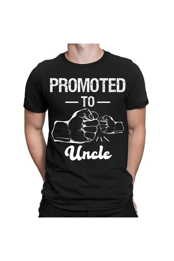 Promoted To Uncle Baby Announcement Funny Mens T-Shirts Tee Top #TA-135