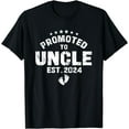 thumbnail image 1 of Promoted To Uncle Est 2024 Happy Father's Day T-Shirt, 1 of 4