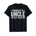 thumbnail image 1 of Promoted To Uncle Est 2025 Uncle Baby Announcement T-Shirt, 1 of 5