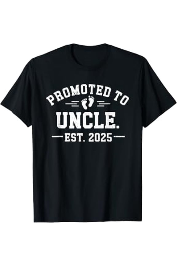 Promoted To Uncle Est 2025 | Uncle To Be | First Time Uncle T-Shirt