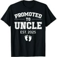thumbnail image 1 of Promoted To Uncle Est 2025 Uncle To Be Gifts 1St Time Uncle T-Shirt, 1 of 5