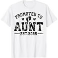 thumbnail image 1 of Promoted to Aunt Est 2026 Aunt to Be 1St Time Aunt T-Shirt Shirts, 1 of 3