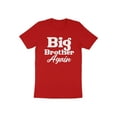 thumbnail image 1 of Promoted to Big Brother Again Sibling Gift for Men Boys Kids T-Shirt Funny Big Brother To Be Birthday Holiday Presents Tshirt, 1 of 10