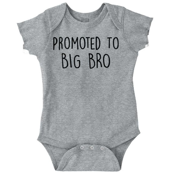 Promoted to Big Brother Announcement Bodysuit Jumper Boys Infant Baby Brisco Brands 12M