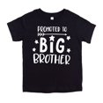 thumbnail image 1 of Promoted to Big Brother Announcement Shirt for Sibling Brother Big Brother Shirt Black Short Sleeve Shirt, 1 of 2