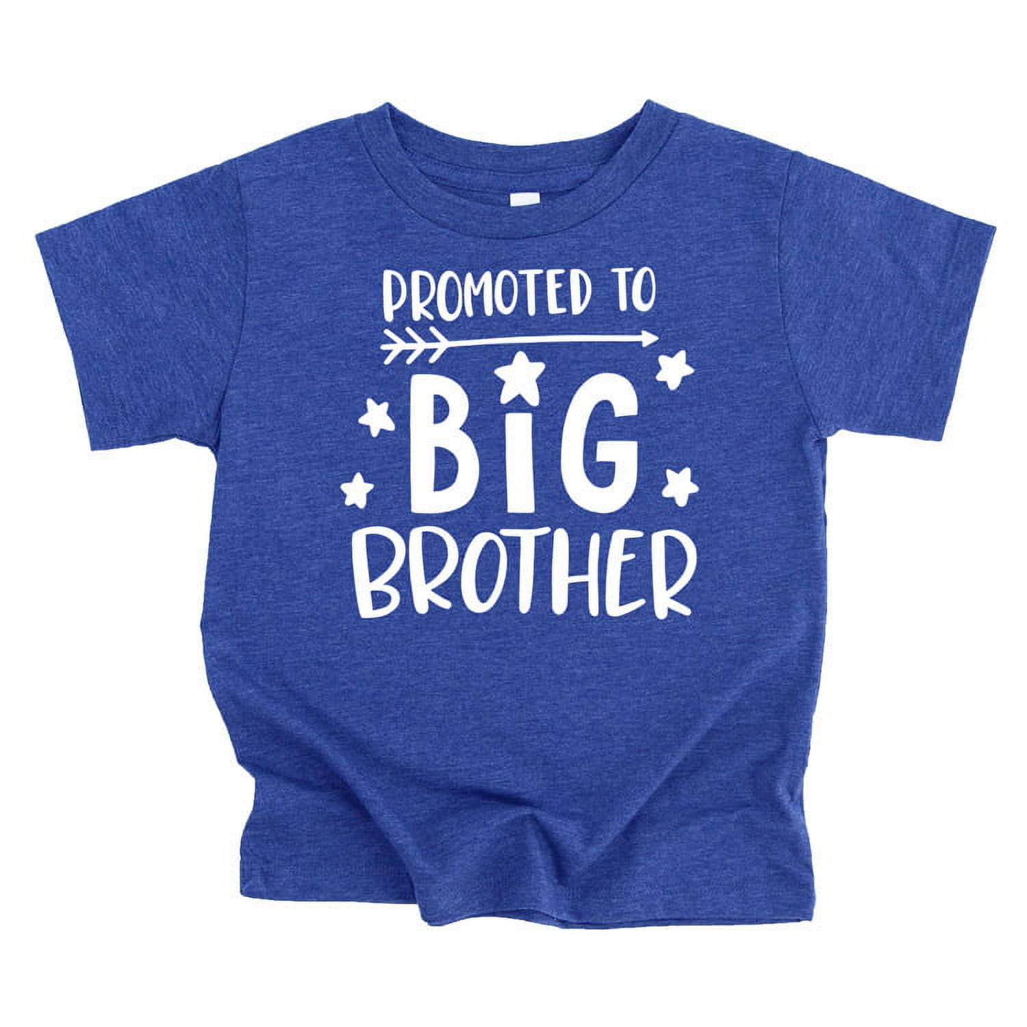 Promoted to Big Brother T Shirt Sibling Boys Tee Gift