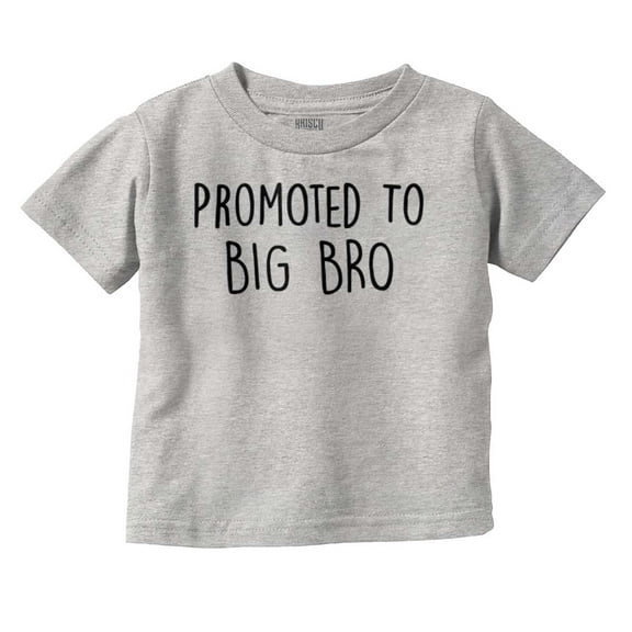 Promoted to Big Brother Announcement Youth T Shirt Tee Boys Infant Toddler Brisco Brands 2T