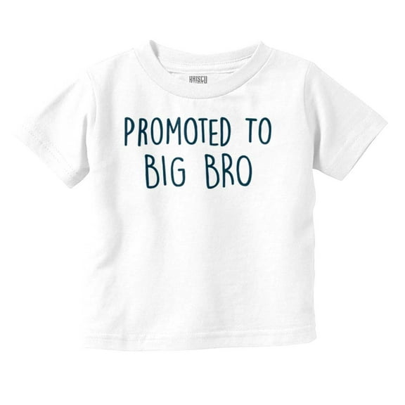 Promoted to Big Brother Announcement Youth T Shirt Tee Boys Infant Toddler Brisco Brands 2T
