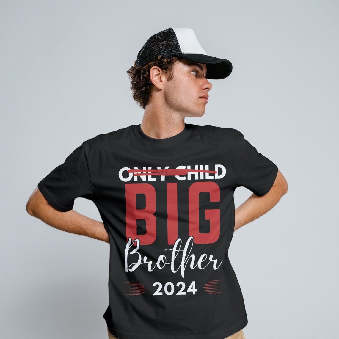 Big Brother / Big Sister Trouble Baby Vest Or T-Shirt – Pregnancy Announcement, Handmade UK, Unisex