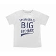 thumbnail image 1 of Promoted to Big Brother T-shirt T Shirt for Soon to be Older Sibling Toddler Boys Tee Blue (4T), 1 of 2