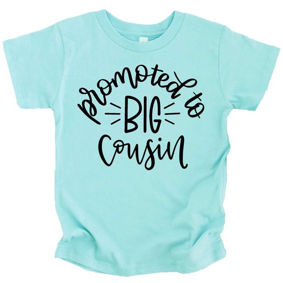 Promoted to Big Cousin T-Shirts for Toddler Girls Fun Family Outfits Chill Shirt