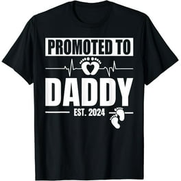 Promoted To Daddy Shirt 2019 First Time New Dad Mens Gift Promoted To Daddy Shirt 2019 First Time New Dad Mens Gift