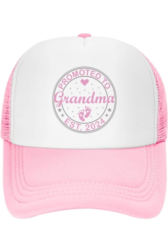 Promoted to Grandma 2024 Hat First Time Grandma Cap New Grandma Gift Pregnancy Announcement for Grandparents