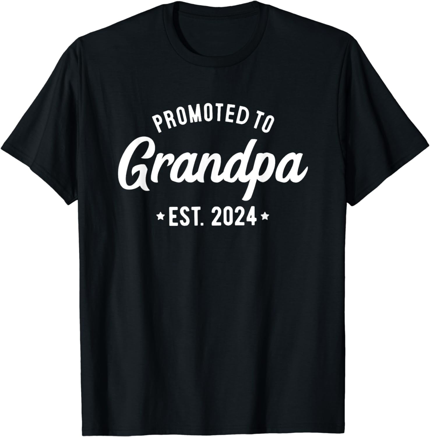 Promoted to Grandpa 2024 Soon to Be Grandfather New Grandpa TShirt
