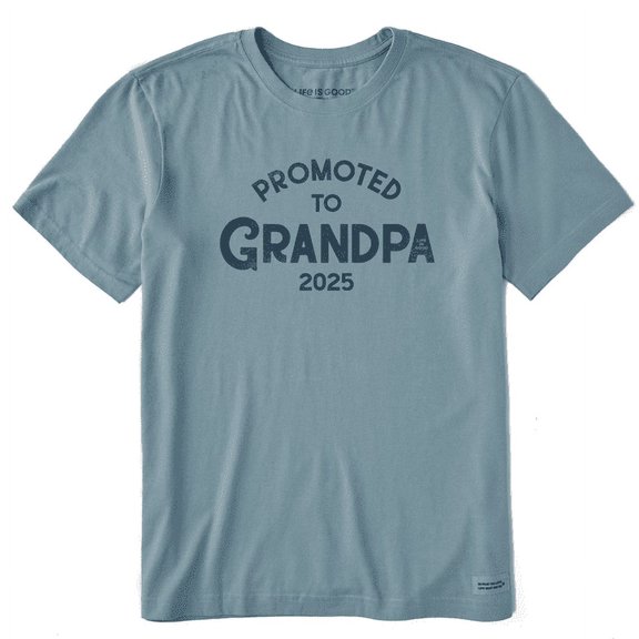 Promoted to Grandpa 2025 Crusher Tee