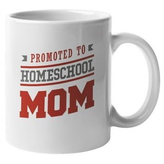 Homeschool Mama Wavy | Glass Cup