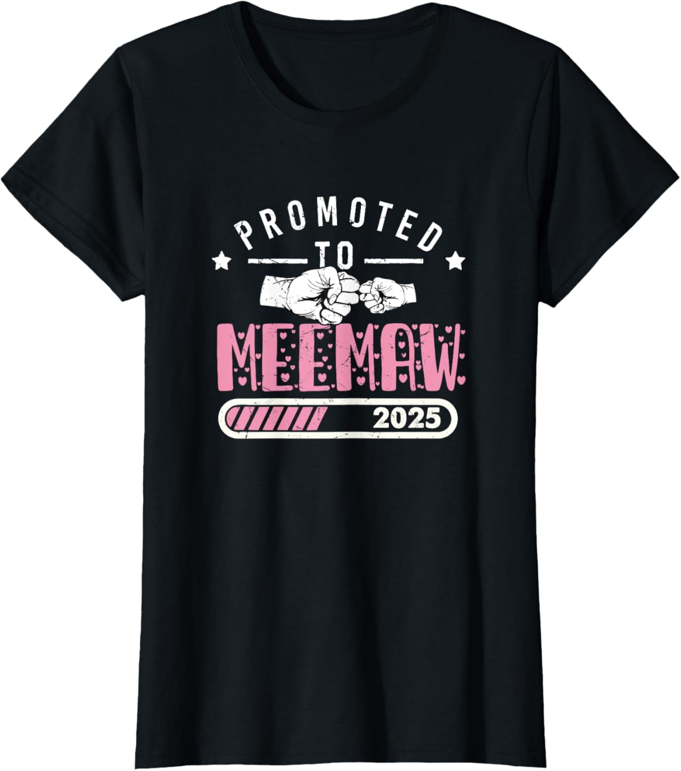 Promoted to Meemaw 2025 Gifts Pregnancy Announcement Grandma TShirt