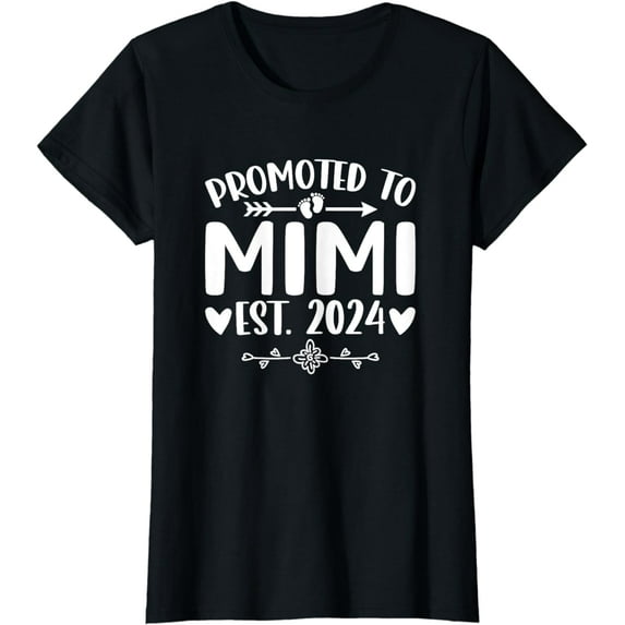 Promoted to Mimi 2024 for Grandma First Time Mimi T-Shirt