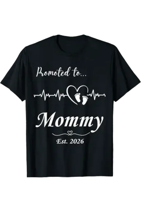 Promoted to Mommy Est. 2026 Best Presents for Expecting Moms T-Shirt