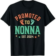 Promoted to Nonna est 2024 vintage retro T-Shirt