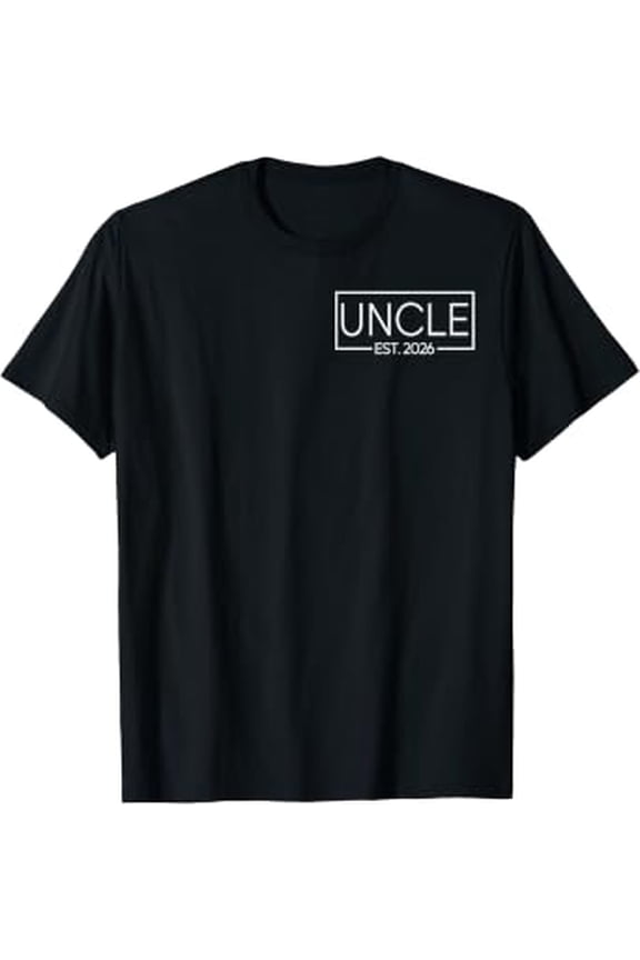 Promoted to Uncle Est 2026 Uncle to Be First Time Uncle T-Shirt