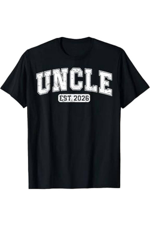 Promoted to Uncle Est 2026 Uncle to Be First Time Uncle T-Shirt