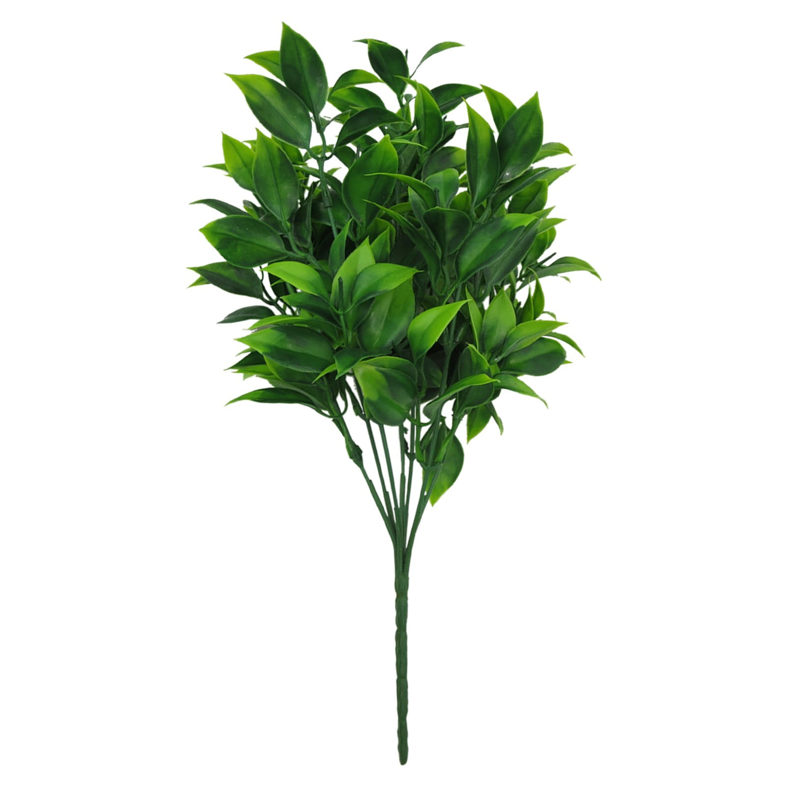 Promotion! Artificial Flowers In Vase Decor Faux Greenery Stems Green