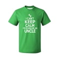 thumbnail image 1 of Promotion & Beyond I Can't Keep Calm I'm Gonna Be An Uncle Men's T-shirt, Green, S, 1 of 2