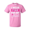 thumbnail image 1 of Promotion & Beyond Pink (Ribbon) For My Aunt Awareness Men's T-shirt, 3XL, Azalea Pink, 1 of 2