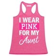thumbnail image 1 of Promotion & Beyond Pink (Ribbon) For My Aunt Awareness Women's Tank Top, L, H. Pink, 1 of 2