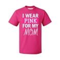 thumbnail image 1 of Promotion & Beyond Pink (Ribbon) For My MOM Cancer Awareness Men's T-shirt, 2XL, Cyber Pink, 1 of 2