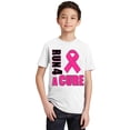 thumbnail image 1 of Promotion & Beyond Run For A Cure Breast Cancer Awareness Youth T-shirt, Youth L, White, 1 of 2