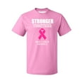thumbnail image 1 of Promotion & Beyond Stronger Together Breast Cancer Awareness Men's T-shirt, L, Azalea Pink, 1 of 2