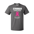 thumbnail image 1 of Promotion & Beyond Stronger Together Breast Cancer Awareness Men's T-shirt, XL, Charcoal, 1 of 2