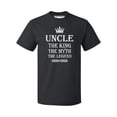 thumbnail image 1 of Promotion & Beyond UNCLE King Myth Legend Father's Day Gift Men's T-shirt, Black, 3XL, 1 of 2