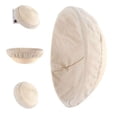 thumbnail image 1 of ✨Promotion✨ Bread Proofing Basket Bread Baking for Sourdough Bread Kitchen Oval Rattan Basket,A3- Round 21*7cm,Echenor, 1 of 7