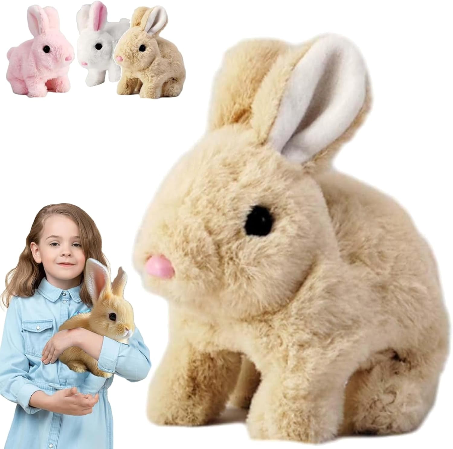Promotion Bunby - My Realistic Bunny Toy,Realistic Bunny Toy Can Walk ...