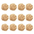 thumbnail image 1 of Promotion Clearance 12Pcs Rattan Ball Ornaments Decorative Crafts Garden Wedding Party, 1 of 6