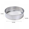 thumbnail image 1 of Promotion Clearance! 5.7x5.7x1.8" Fine Mesh Flour Sieve Extra Drum Sieve Sifter Round Strainer for Baking Tea Cocoa Powder DIY Cosmetic Pigment, 1 of 6