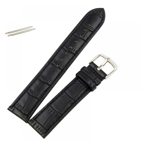 Promotion Clearance!Men Women Watch Bands Soft Genuine Adjustable Leather Watches Strap Stainless Steel Wrist Watch Band 18-24mm