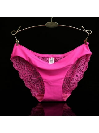 Womens Seamless Thong Panty Smoothing Ice Silk Brief Sexy Butt Lifting  Lingerie Stretch No Trace G-String Bikini