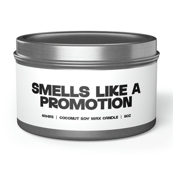 Promotion Coworker Just Promoted Best Friend Tin Candle Gift Decor Vanilla